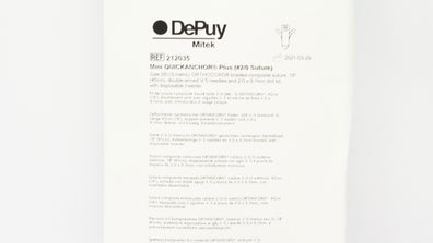 DePuy 212035 Mini QUICKANCHOR Plus #2/0 Stre (x)